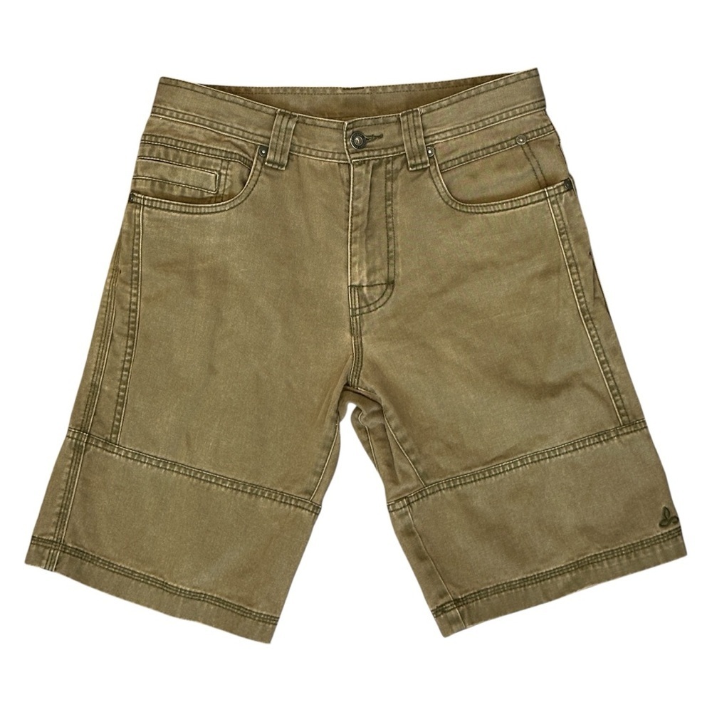 Prana Women's Olive Green Utility Bermuda Shorts